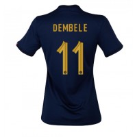 Ženski Nogometni dresi Francija Ousmane Dembele #11 Domači SP 2022 Kratek Rokav